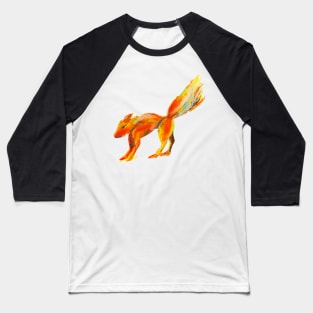 Fire Fox Baseball T-Shirt